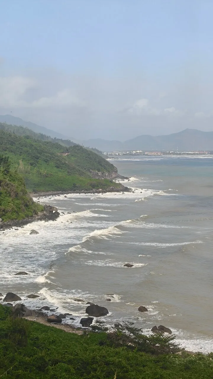 La costa del Vietnam centrale.